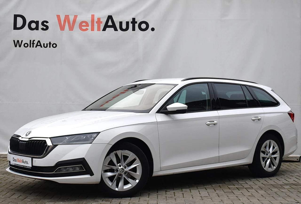 Skoda Octavia 2,0 TDI 85 kW Baujahr 2021, Kristályfehér, 196.211 km, Ungarn — Foto 1