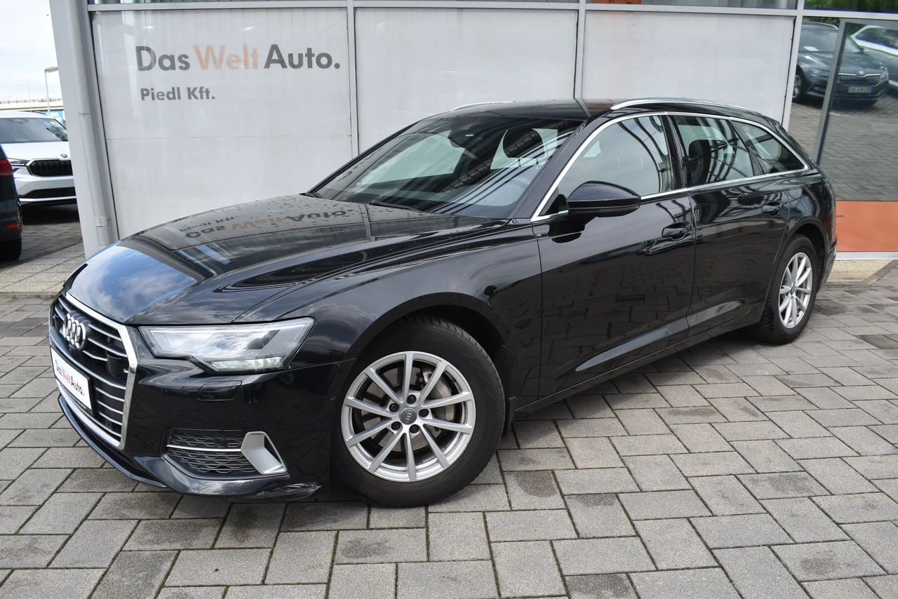 Audi A6 4x4 2,0 150 kW TDI Automatik Baujahr 2019, fekete metál, 160.572 km, Ungarn — Foto 1