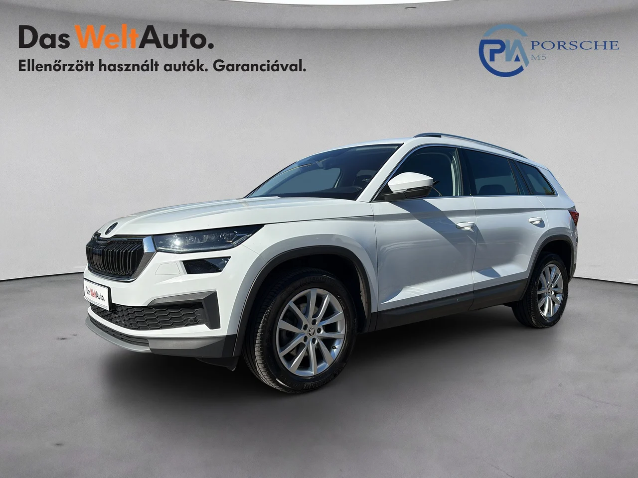 Skoda Kodiaq 2,0 TDI 110 kW DSG Baujahr 2022, Holdfehér metál, 215.962 km, Ungarn — Foto 1