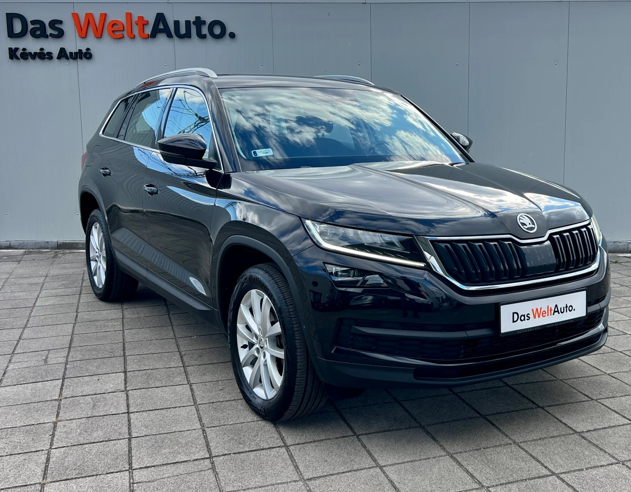 Skoda Kodiaq 4x4 2,0 TDI 110 kW DSG Baujahr 2021, schwarz, 115.720 km, Ungarn — Foto 1