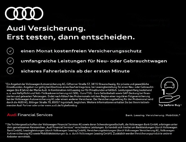 Audi A3 1,5 TFSI 200 kW Automatik Baujahr 2026, Mythosschwarz Metallic, 9.500 km, Deutschland — Foto 16 von 20