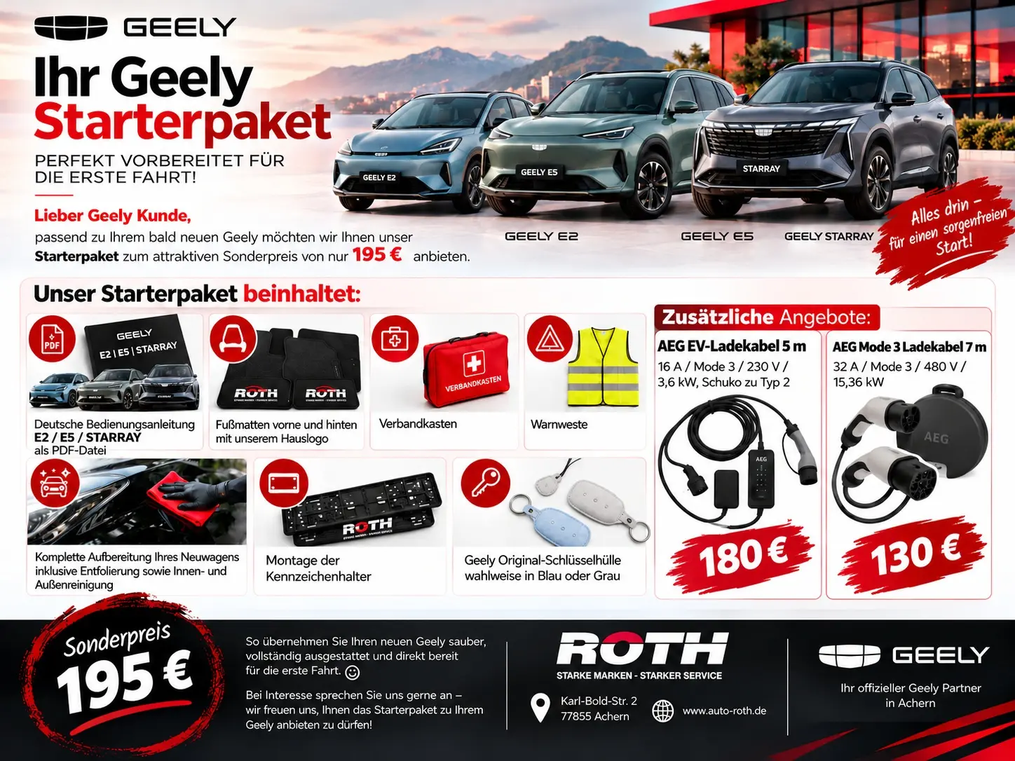 Geely E5 160 kW Automatik, weiß, 99 km, Deutschland — Foto 3 von 9