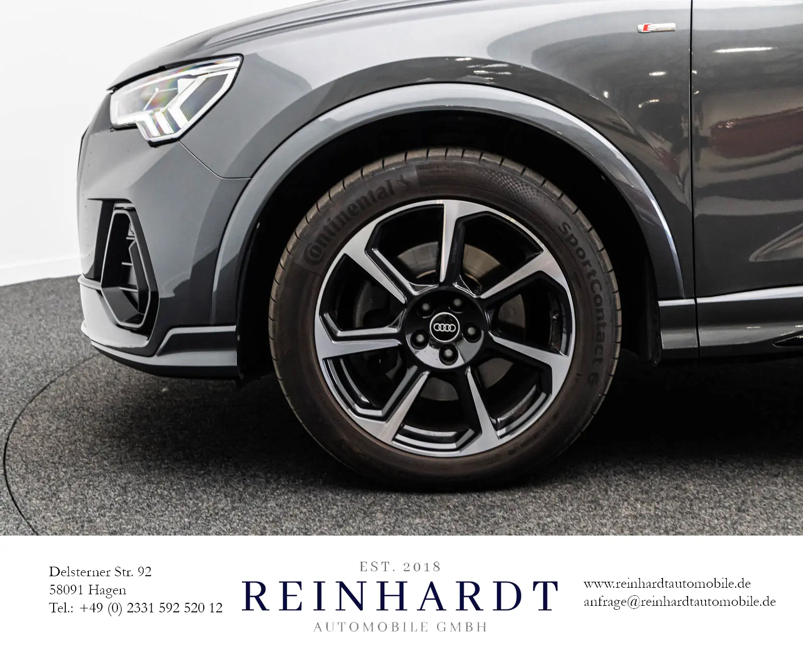 Audi Q3 4x4 2,0 147 kW Automatik Baujahr 2022, grau, 89.042 km, Deutschland — Foto 10 von 28