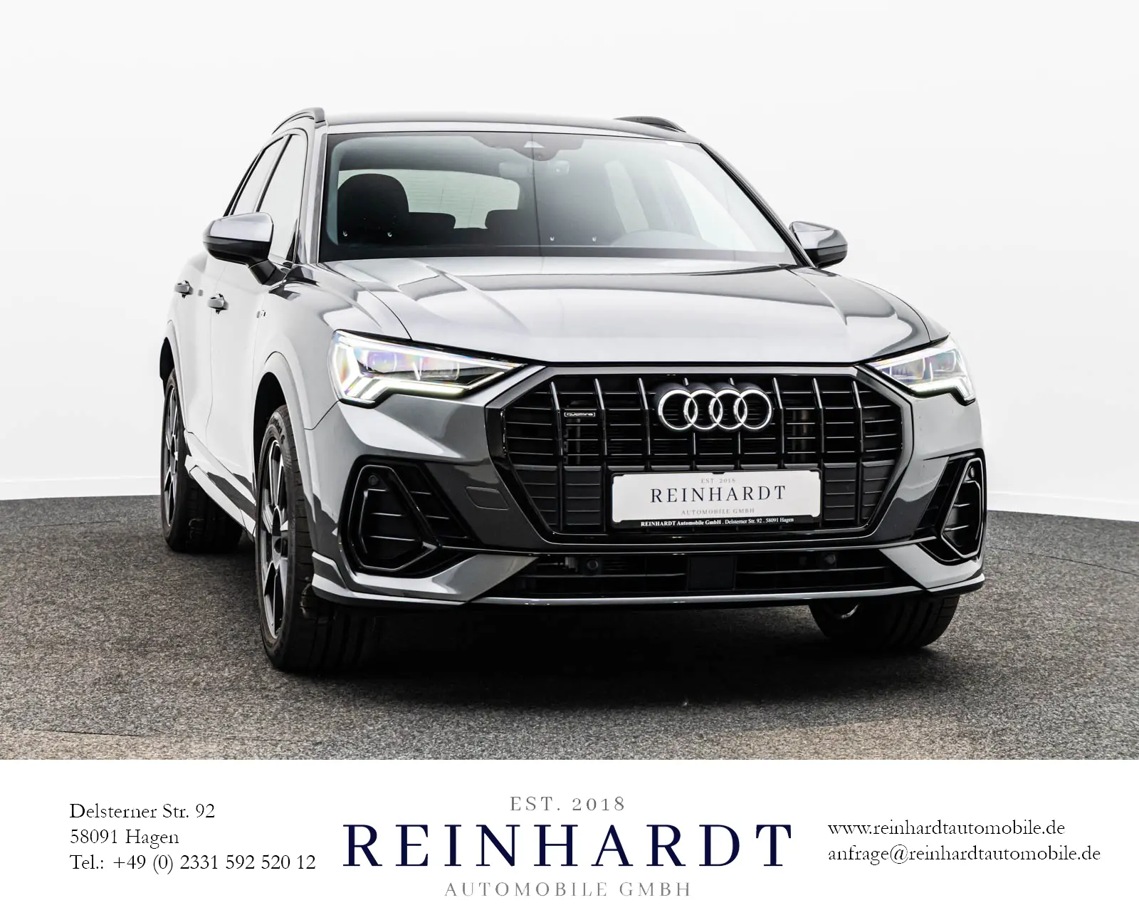 Audi Q3 4x4 2,0 147 kW Automatik Baujahr 2022, grau, 89.042 km, Deutschland — Foto 4 von 28