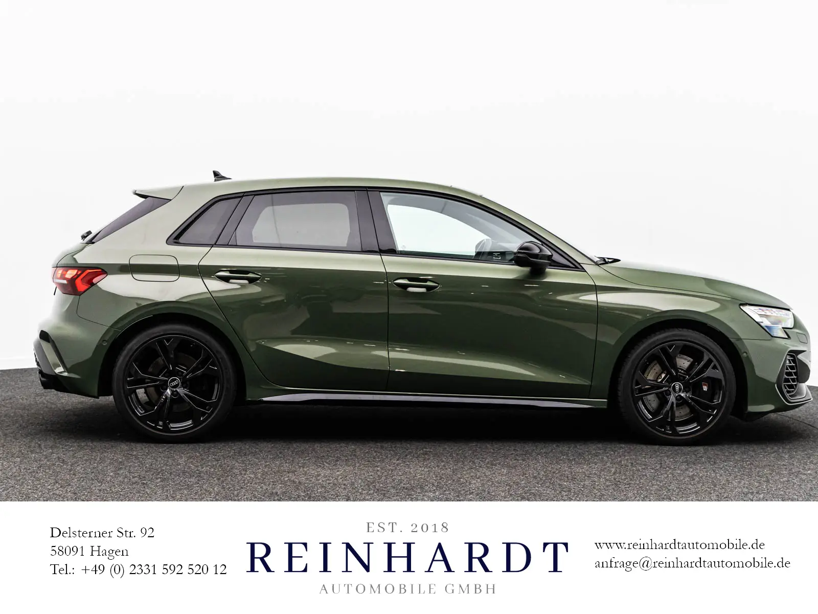 Audi S3 4x4 2,0 245 kW Automatik Baujahr 2024, grün, 24.990 km, Deutschland — Foto 5 von 31