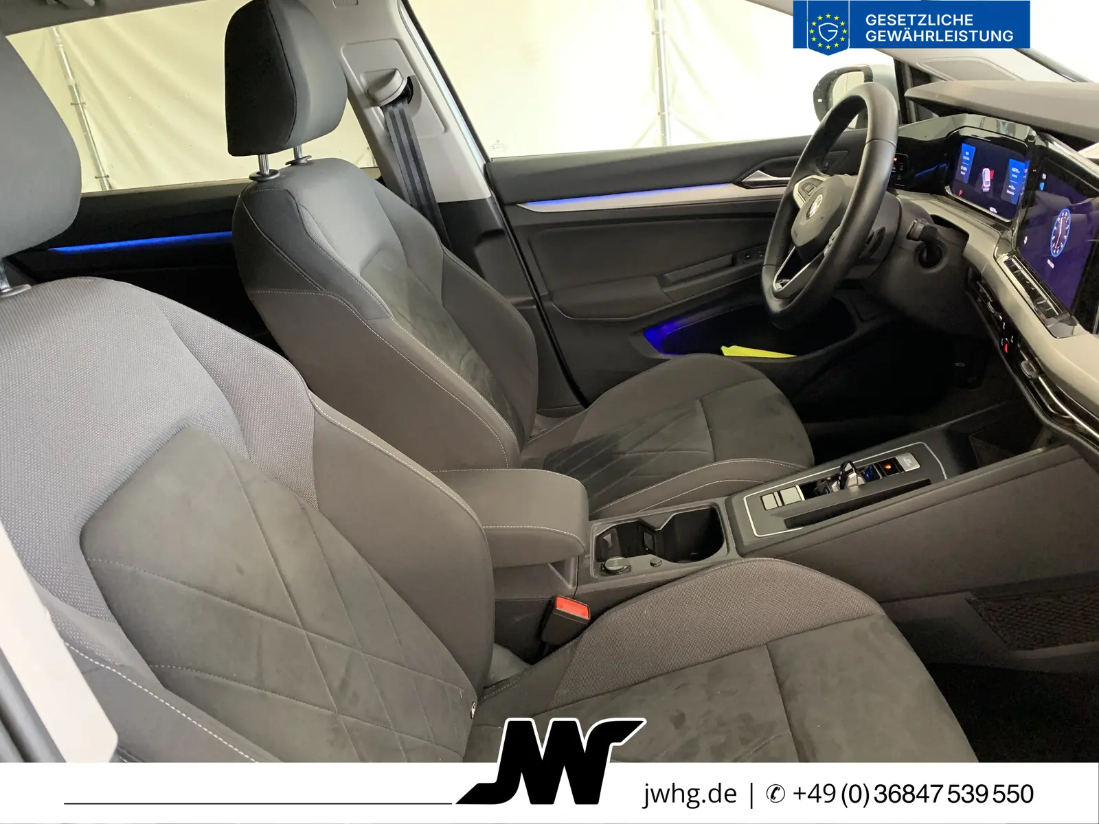 Volkswagen Golf 2,0 110 kW Automatik Baujahr 2022, silber, 48.268 km, Deutschland — Foto 3 von 14